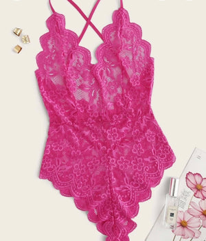 “Be Mine” lace one piece