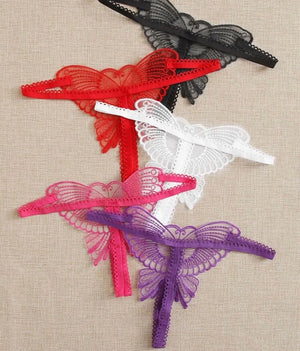 “Pussy fairy” butterfly g-strings